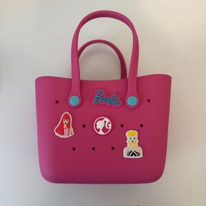 Barbie Tote Bag, Reusable Small Rubber Waterproof Lunch Bag
